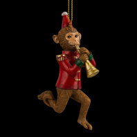 Украшение ErichKrause Decor Цирковая обезьянка 11см Украшение ErichKrause Decor Цирковая обезьянка 11см