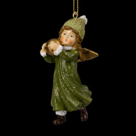 Украшение ErichKrause Decor Ангел со снежком рождественский 8см Украшение ErichKrause Decor Ангел со снежком рождественский 8см