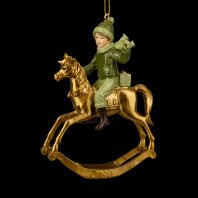 Украшение ErichKrause Decor Мальчик на лошадке 12см Украшение ErichKrause Decor Мальчик на лошадке 12см