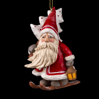 Украшение ErichKrause Decor Санта в снегоступах 11см