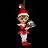 Украшение ErichKrause Decor Эльф с тортиком 12см