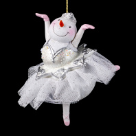 Украшение ErichKrause Decor Снеговик-балерина 12см