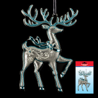 Украшение ErichKrause Decor Олень ледяной 16.5см Украшение ErichKrause Decor Олень ледяной 16.5см