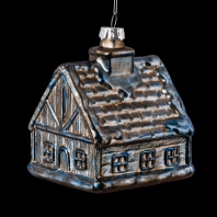 Украшение ErichKrause Decor Деревенский дом 9см, стекло