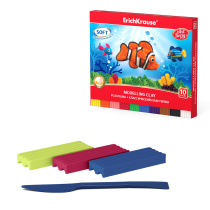 Пластилин классический ArtBerry® 10 цветов со стеком, 180 г (в коробке 10 шт)