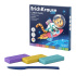 Пластилин классический ErichKrause Kids Space Animals Candy Pearl 12 цветов со стеком, 216 г (в коробке 12 шт)