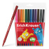 Фломастеры ErichKrause Jolly Friends Super Washable 12 цветов (в футляре с европодвесом 12 шт)