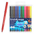 Фломастеры ErichKrause Kids Space Animals Super Tip Ultra Washable 12 цветов (в футляре с европодвесом 12 шт)