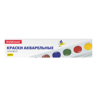 Краски акварельные ErichKrause медовые 6 цветов (в коробке)