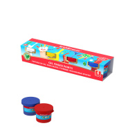 Краски пальчиковые гелевые ArtBerry® с Алоэ Вера, 4 цвета по 35 мл (в коробке-рукаве 4 шт)