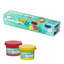 Краски пальчиковые гелевые ErichKrause Baby с Алоэ Вера 4 цвета по 35 мл (в коробке-рукаве 4 шт)