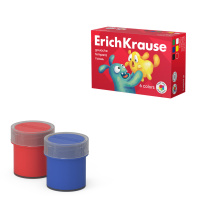 Гуашь ErichKrause Jolly Friends 6 цветов по 20 мл (в коробке 6 шт)
