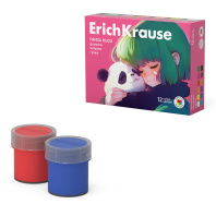 Гуашь ErichKrause Panda Hugs 12 цветов по 20 мл (в коробке 12 шт)