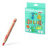 Цветные карандаши деревянные ErichKrause Baby Jumbo утолщенные круглые, грифель 8 мм, 6 цветов c точилкой  (в коробке с европодвесом 6 шт)