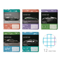 Тетрадь А5 12л кл. Альт "Форсаж"