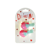 Набор заколок для волос "Decore me. Клубнички" 2шт., 3,5см, 1 вид