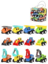 Набор инерционных машинок 12 шт в сумке