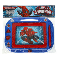 Доска магнитная для рисования 21*15см "Человек-паук" 2 штампа