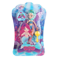 Кукла 19см "Русалка Тутти" с крыльями, расческа
