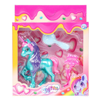 Кукла Единорог 10см, аксессуары 2шт