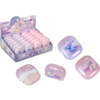 Ластик deVENTE "Ghost Meow" 50*47*мм, синт. каучук, с роликом для сбора крошек Ластик deVENTE "Ghost Meow" 50*47*мм, синт. каучук, с роликом для сбора крошек