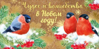 Конверт для денег "Чудес и волшебства в Новом году!"