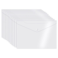 Конверт на кнопке А4 0,30мм, прозрачный