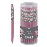 Ручка шар. Феникс+ автомат. "Протея" синяя, 0,7мм, софт-тач