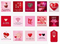 Набор открыток А6 "Это любовь" 14 шт/уп