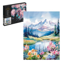 Картина по номерам на холсте 30*40см "Горный пейзаж"