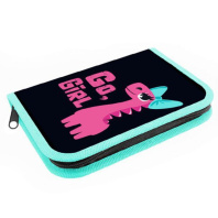 Пенал 1 отд. с 1-ой откид.пл. (212*135*26) молния, ткань "Dino girl" Пенал 1 отд. с 1-ой откид.пл. (212*135*26) молния, ткань "Dino girl"