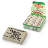 Ластик KOH-I-NOOR "Слон" 300/60, 31х21х8 мм, белый, прямоугольный, натуральный каучук, 0300060024KDRU Ластик KOH-I-NOOR "Слон" 300/60, 31х21х8 мм, белый, прямоугольный, натуральный каучук, 0300060024KDRU