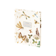 Блокнот А6 7БЦ 80л "Бабочки. Стрекозы" клетка, мат. лам.