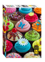 Пазлы  500 элементов  500*345мм.  "Капкейки"