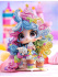 Алмаз мозаика (блест.) 23х30 см, с подр., с част. заполн. (8 цв.) Куколка с кексами (Арт. НД-0659)|РЫ|НД-0659