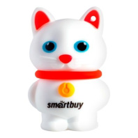 Флеш-драйв  32 GB USB 2.0 Smartbuy Wild series Котенок белый