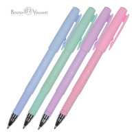 Ручка шар. BV "CityWrite. Zefir" синяя, 1,0мм, 4цв. корпуса