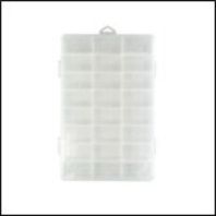 Контейнер пластиковый 19.8х13.4х3.8см съёмн.разделители