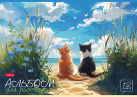 Альбом А4 12л скоба "Ассорти. Выпуск 4"  пл. 100 гр/м