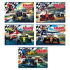 Альбом А4 16л скоба "Гоночные машины" пл. 100 гр/м, 5диз.в блоке
