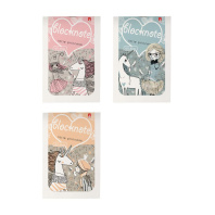 Блокнот А6  40л скоба "Волшебные единороги" клетка, ассорти