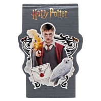 Блокнот А7  40л скоба "Гарри Поттер" без лин., тисн.фольгой, фигурн.выруб.