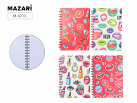 Блокнот А5  80л., гребень "Lady style" кл.