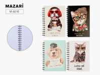 Блокнот А5  80л., гребень "Животные" кл.