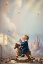 Папка Адресная А4 "Свидетельство о рождении. Мальчик на лошадке" Папка Адресная А4 "Свидетельство о рождении. Мальчик на лошадке"