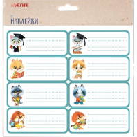 Набор наклеек для тетрадей "deVENTE. Back to School" 40x96 мм, 8 шт,