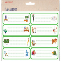 Набор наклеек для тетрадей "deVENTE. School forever" 40x96 мм, 8 шт,