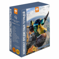 Комплект предметных тетрадей "Селфи" 15 шт в упаковке, 48л., выб.твин УФ-лак.