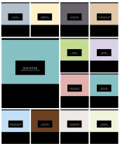 Комплект предметных тетрадей "Черная Пастель" 12 шт в упаковке, 48л., УФ-лак