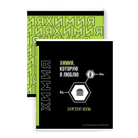 Тетрадь предметная А5 Химия "Фразы с характером" 48л, выб. ТВИН УФ-лак., кл., бел.100%